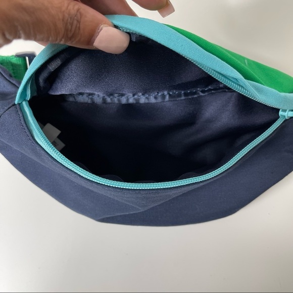 J. Crew Colorblock belt bag blue/green - Picture 3 of 7